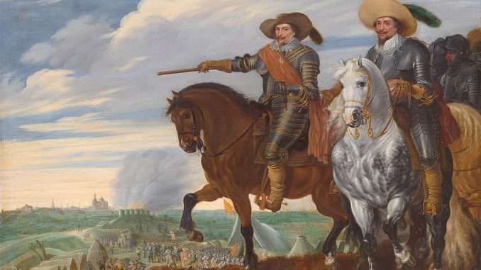 Prins Frederik Hendrik en graaf Ernst Casimir bij het beleg van s-Hertogenbosch 1629 door Pauwels van Hillegaert 1635