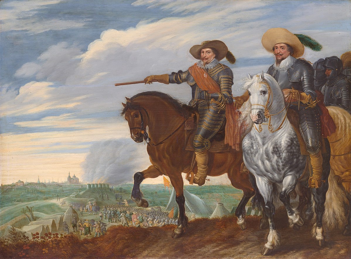 1200px-Prins_Frederik_Hendrik_en_graaf_Ernst_Casimir_bij_het_beleg_van_’s-Hertogenbosch,_1629_(Pauwels_van_Hillegaert,_1635)